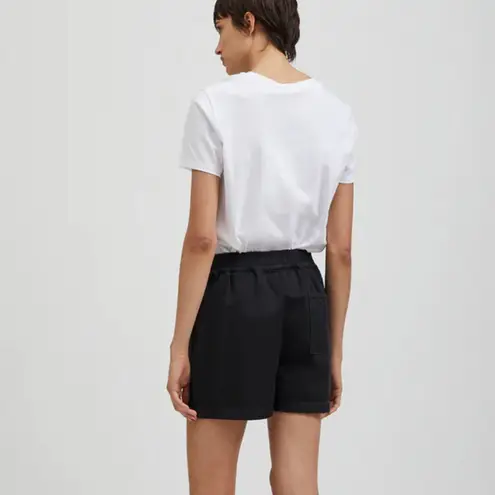 Acne Studios Merit Washed Out Black Chino Pull-On Shorts
