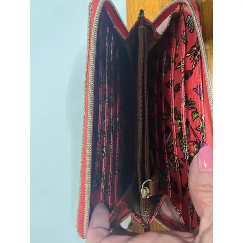 Sakroots Wallet Floral Hummingbird True Love Zip Around Clutch