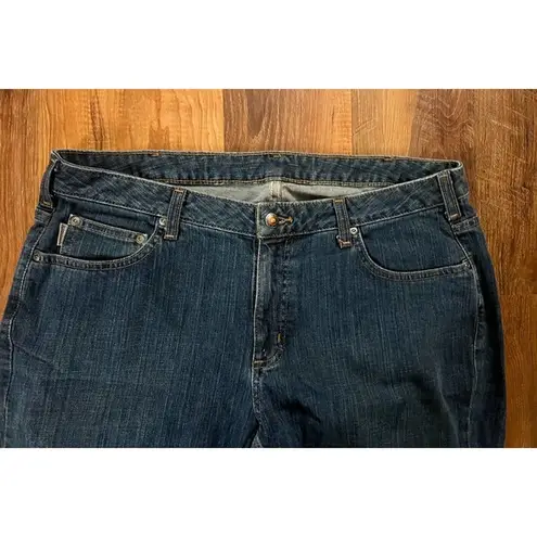 Carhartt  Curvy Fit‎ Jean Size 16 X 30 ‘Irregular’ Straight Dark Wash 14806 GUC - Image 7
