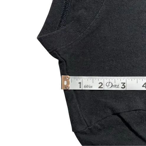 Retro Reprint KORN Baby Tee Crop Top Cropped Top Divided XS Black