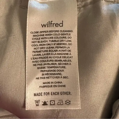 Aritzia Wilfred Limerick Short Light Sage Green Size 12 DTR4