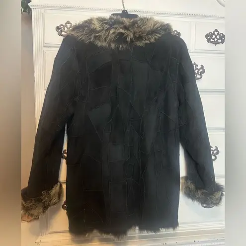 Y2K Reversible Shearling Jacket Black Size 10