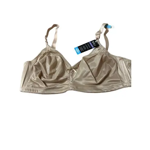 Bali Size 44C Wireless Passion For Comfort Minimizer Bra Soft Beige Tan