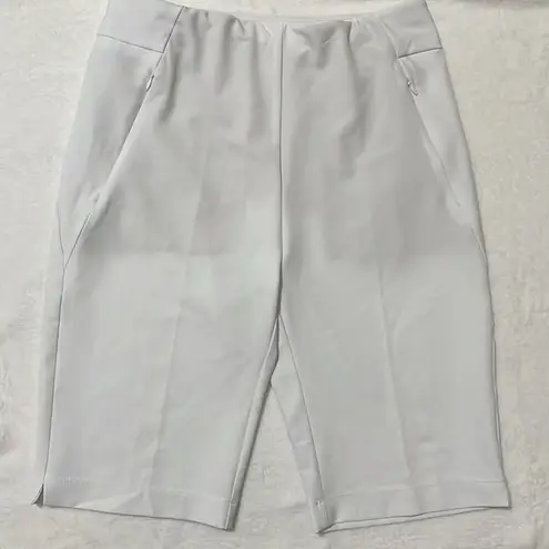 Tail Golf Shorts Womens 4 Stretch Essential White Chalk Knit Active Easy Care