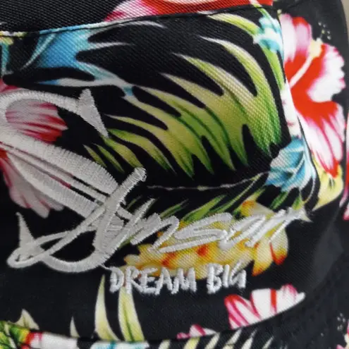 Samson Dream Big Tropical Aloha Floral Bucket Hat Pink