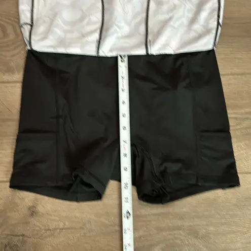 RLX Ralph Lauren 14" Pleated Multicolor Umbrella Print Golf Skirt Size Small Pink