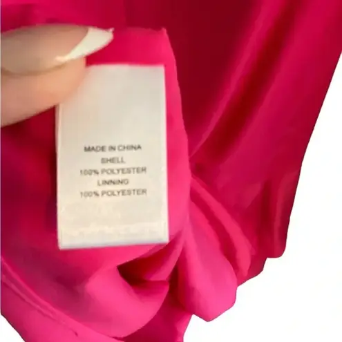 CeCe Cynthia Steffe Pink Lily Tiered Ruffle Drop Waist cap sleeve Party Dress