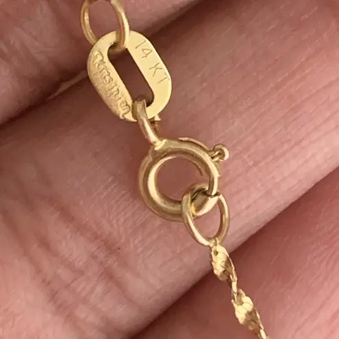 14k Gold Twisted Rope Chain