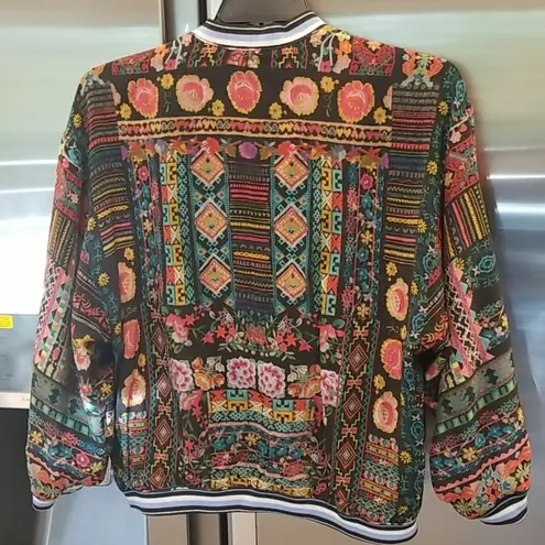 Johnny Was 💕💕 Fusai Reversible Bomber Jacket NWT