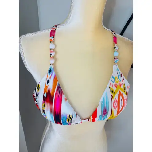 La Blanca Desert Dream Triangle Bikini Top, Luxurious Beach Top, Size 8, NWT