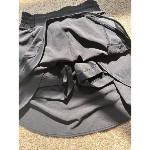 Lululemon  Hotty Hot HR Skirt Lined Long Black Size2 NWT