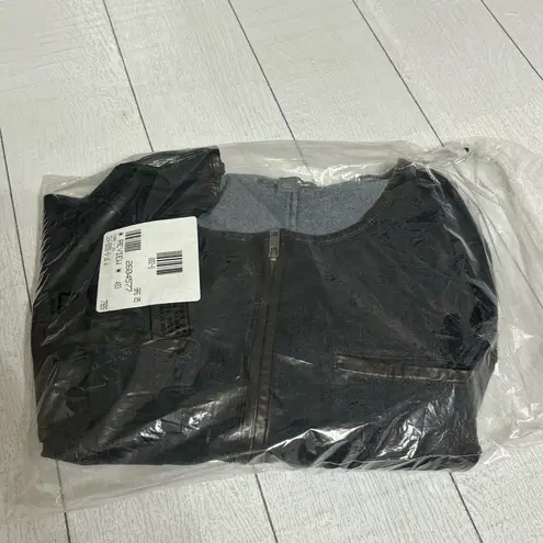 Jessica London Dark Wash Denim Jacket Size 16W