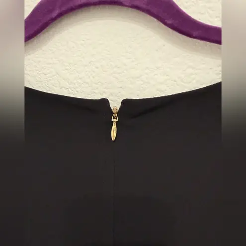 Thalia Sodi MIDI BLACK DRESS