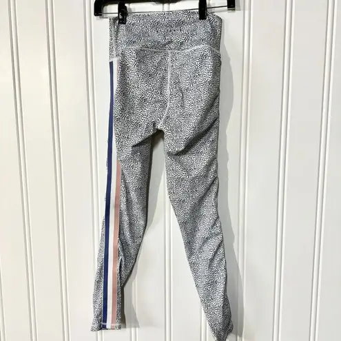 ALL FENIX Leggings Women Sz S Kyla Leopard High Impact Legging Gym Yoga Athletic Gray