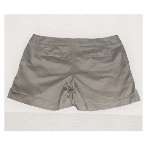 Outback Red Vintage Cocoa Tan Cotton Blend Flat Front Cuffed Casual Shorts Sz 10