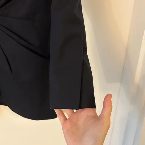 MM.LaFleur The Carmen Blazer Jacket Wool Dark Navy Blue Size 4