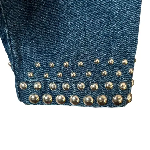 Vintage APACHE Women’s Studded Denim Jean Jacket Coat Made in USA