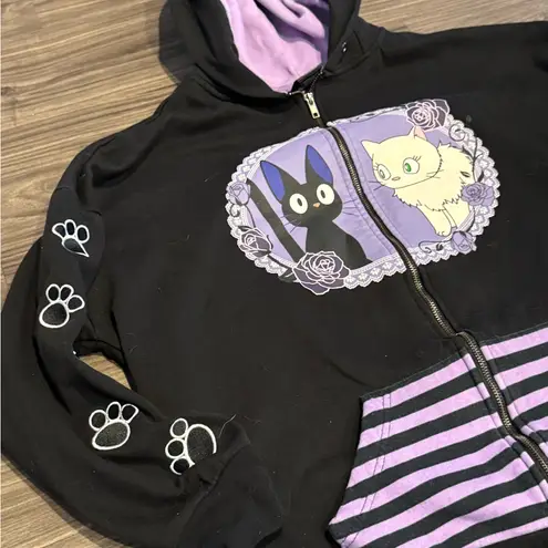 Her Universe Kiki’s Delivery Service Hooded Zip Cardigan – Studio Ghibli – Women’s Medium