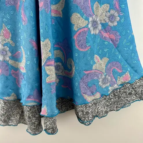 Boutique Reversible Maxi Wrap Skirt BINS309