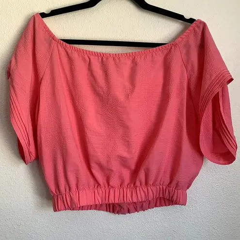 Ramy Brook NEW  Rita Crop Top in Pink