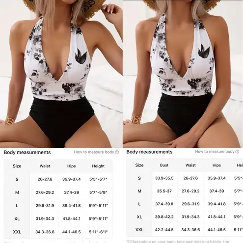 Unbranded women’s Halter deep V Neck One Piece Backless High Cut swimsuit Size L