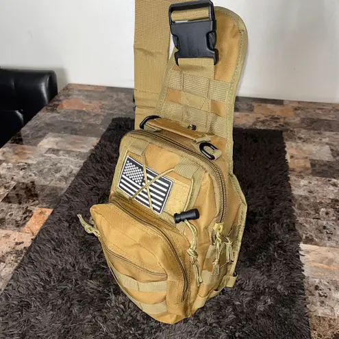 Crossbody Shoulder Bag Carrier Tote Tan