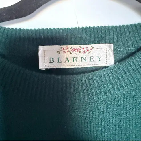 Blarney Lambswool Sweater Green Size XXL - Image 3