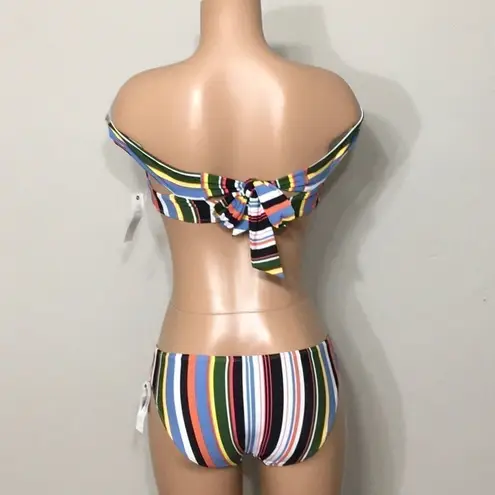 Anne cole  Comic Stripe bikini. S-top/M-bottom. NWT