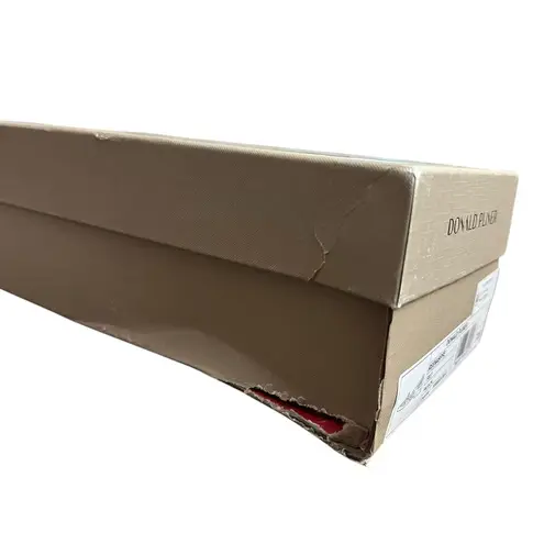 Donald Pliner Women’s 7.5 Black Reena Embellished Embroidered Loafers Designer