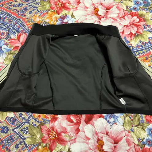 Two piece tracksuit crop jacket high waist pants track pants joggers 2 piece set Black