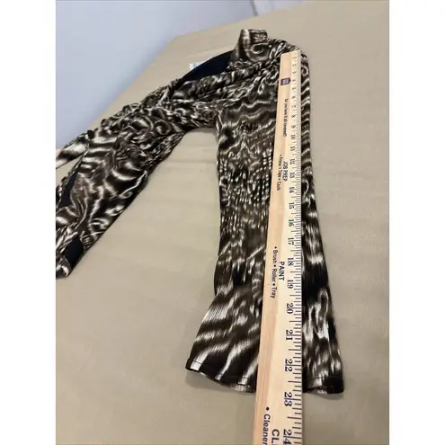 CH Chancelle Women Blouse Size 14 Collared V Neck Long Sleeve Open Front Button