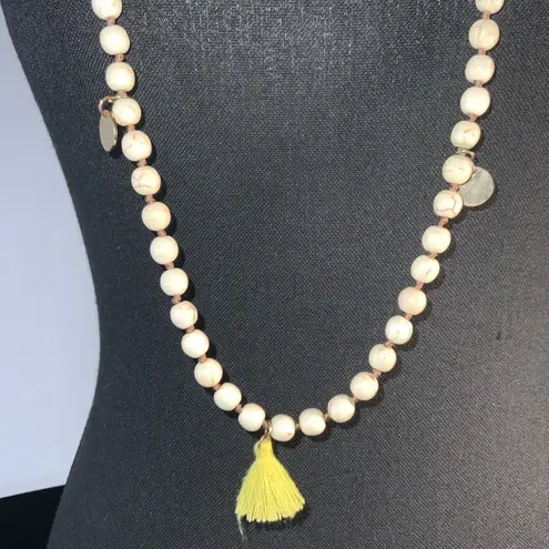 Cyrus Evolution by Davison Scallop Edge Cardigan/Rust W/long beaded Necklace SP