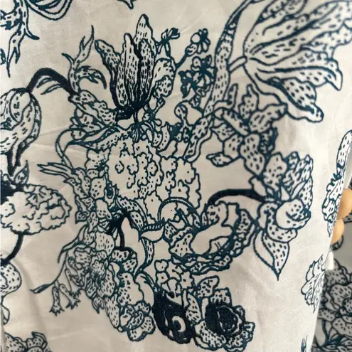 Saint Tropez West Blue and White Floral Tunic