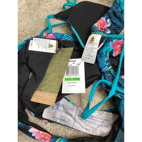REEF New. tropical bikini set. S-top/L-bottom