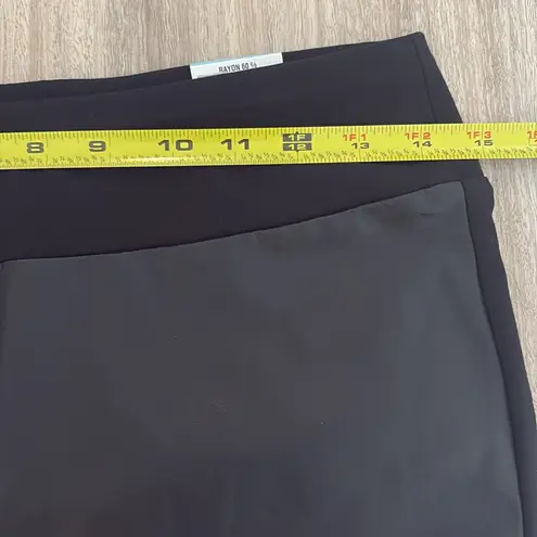 J. McLaughlin New Lori Pant Black Faux Leather Mixed Media High Rise Leggings