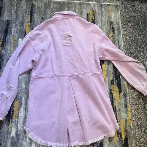 Pink Lily Shacket