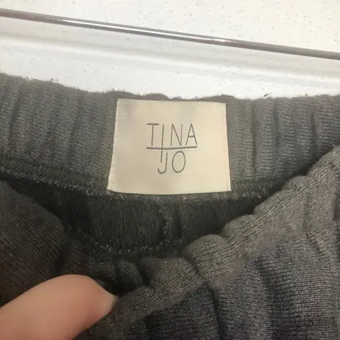Tina Jo Tie Dye Sweatpants Black Gray Xsmall Size XS