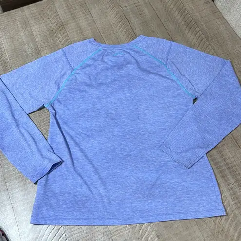 Orvis Trout Bum Fishing Top Women’s sz. Large Blue Long Sleeve