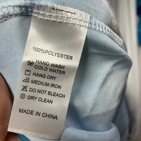 Oh My Senpai x Dream Con Blue Akatsuki Cloud Robe Kimono Cosplay Anime 2XL Size 2X