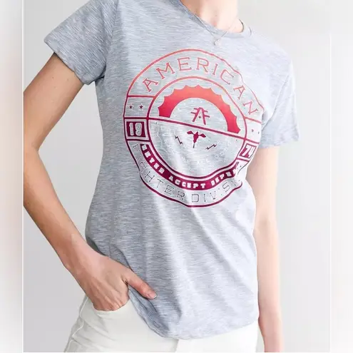 American Fighter x Affliction Freemont Women’s Light Gray T- Shirt Size Medium