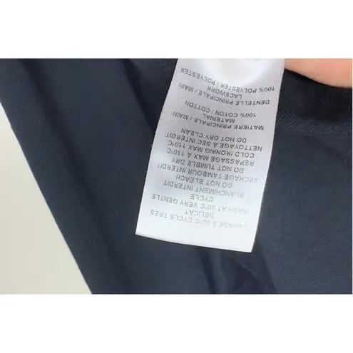 See By Chloe Black Long Sleeve Lace Bell Sleeve Top Sz. XS