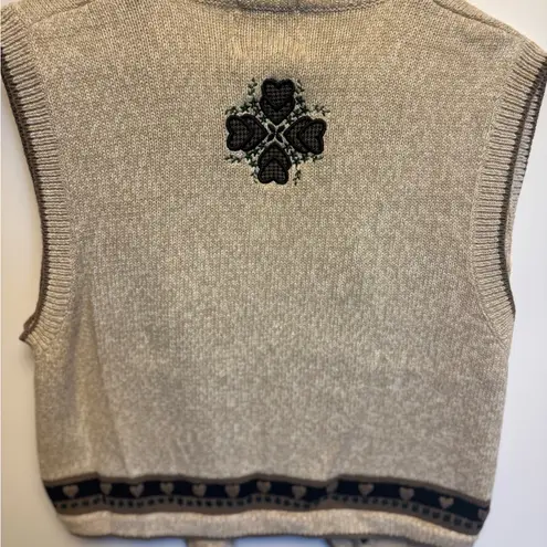 Christopher & Banks Cream and Black Cardigan Sweater
Vintage hand embroidered