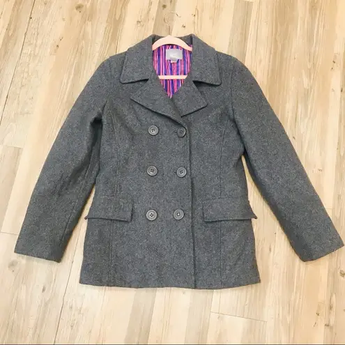 Delia's Delia’s gray peacoat jacket coat sz Medium