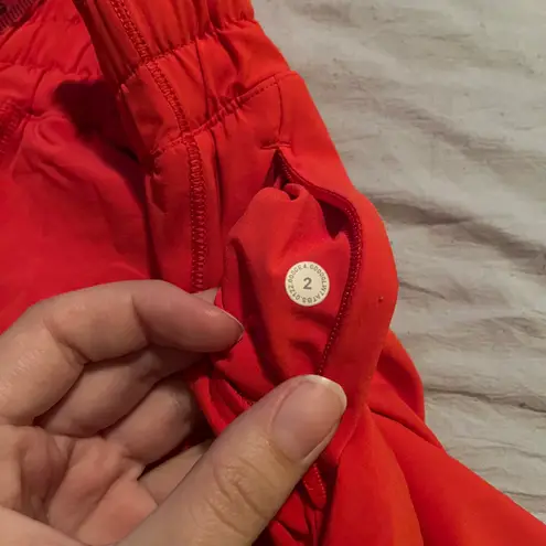 Lululemon Red Track That Shorts