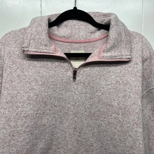 Thread and Supply  Pink Chunky Pullover Women's Sweatshirt Size Large