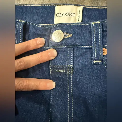 New! Closed Denim HI SUN DENIM JEANS Cropped sz 26 $229 Blue