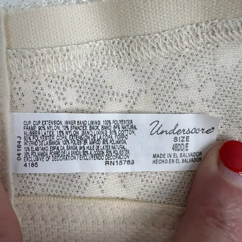 Underscore 48DD 48E Bra Unlined Wirefree Full Coverage Beige Lift Support Tan Size undefined - Image 12