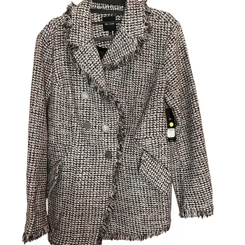 Nic+Zoe NWT‎ NIC+KOE Up to Date Tweed Mult-Color Sweater Jacket Women's Medium