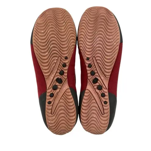 Teva Ballet Flats 6012 Womens Size 8 Red Slip On Comfort Pink Bow Casual Shoe