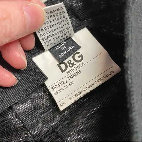 Dolce & Gabbana Black Skirt Made in Romania Viscose Polyester Womens Size 40 EUR